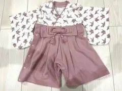 ◆美品◆MOCMOF ベビー袴　袴ロンパース　ピンク　女の子　70cm