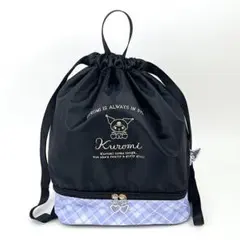 [新品未使用] サンリオキャラクターズ ２層式ナップサック クロミ