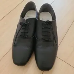 Recipe ブラック レースアップシューズ