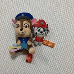 パウ・パトロール マスコット ぬいぐるみ マーシャル チェイス