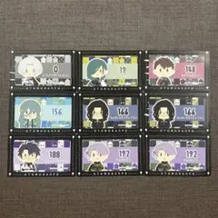 フリューくじ 刀剣乱舞 御伴散歩 ぽちくじ 半券 9枚セット