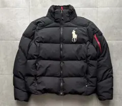 【極美品】RALPH LAUREN ダウンジャケット 刺繍ロゴ 黒xグレー XL 2025年最新】ラルフローレン ダウンジャケットの人気アイテム