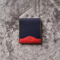 Roberta di Camerino 二つ折り財布 ネイビー レッドのサムネイル