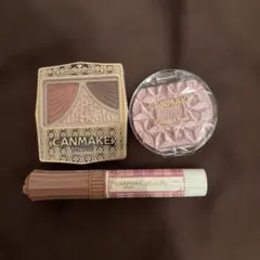 CANMAKE アイシャドウ チーク リップ 3点セット