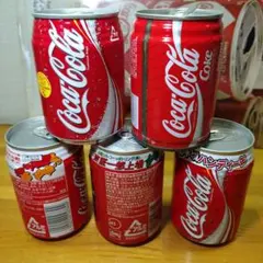 当時物・希少】昭和レトロ コカ・コーラ 500ml缶 2本セット プルタブ式