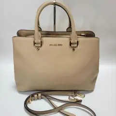 マイケルコース MICHEAL KORS 2wayバッグ ベージュ レザー