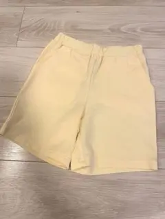 新品未使用 プティマインショートパンツ ハーフパンツ 無地 アイボリー 90