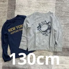ポケモン　カビゴン UTトレーナーと長袖カットソー　130cm