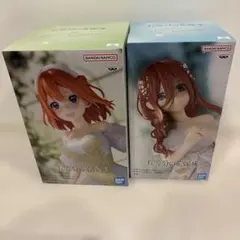 五等分の花嫁 中野三玖 中野四葉 フィギュア 五等分の花嫁アニメ原画展ver.