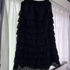 LOWRYS FARM フリルスカート ドッ ドット柄のサムネイル