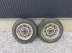 POTENZA RALLY白色14インチ2本 114.3 6J 4穴 - メルカリ