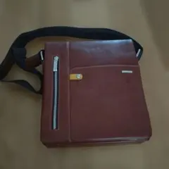 美品】Felisi フェリージ 3連 アコーディオン ビジネスバッグ 本革