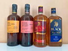 【未開封】クレスト12年・シーバス18年・旧ジャックダニエル 古酒4本 未開封】クレスト12年・シーバス18年・旧ジャックダニエル 古酒4本