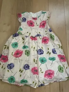 BeBe キッズ ノースリーブワンピース 花柄のサムネイル