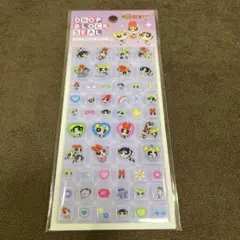 パワーパフガールズ ドロップブロックシール パープル