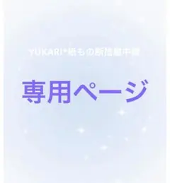 YUKARI*紙もの断捨離中様　専用