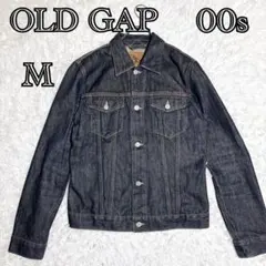 【美品】OLD GAP 00s デニムジャケット 濃紺 M Gジャン y2k