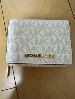 MICHAEL KORS マイケルコース　ホワイト 三つ折り　財布