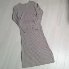 Madresstyle マタニティワンピース M ベージュ　マタニティ　授乳服のサムネイル