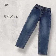 GRL グレイル テーパードデニムパンツ ac1486 ブルー Sのサムネイル