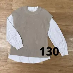 重ね着風 トップス