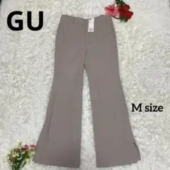 裏起毛 セミフレア パンツ