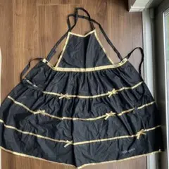 【希少 美品】イヴ・サンローラン エプロンドレス 黒 メルカリ