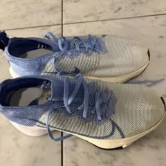 Nike ランニングシューズ 青/シルバー24cm
