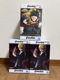 HUNTER×HUNTER クラピカ　ヒロアカ デク フィギュア　3個セット