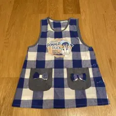 新品　ドナルド　エプロン　100〜120
