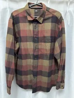 フランネルチェックシャツ（長袖）