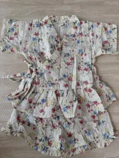 apres les cours 花柄甚平　美品