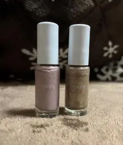 ORBIS ネイルポリッシュ ドライローズ＆アンティークブロンズ 2点セット