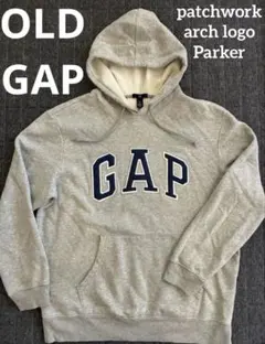 オールドギャップ　OLD GAP パーカー　フェルトパッチロゴ　アーチロゴ