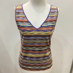 sh3813 MISSONI SPORT タンクトップ マルチカラー イタリア製のサムネイル