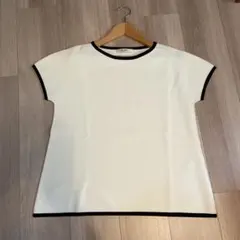 MaxMara 半袖ニット バイカラー