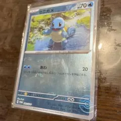 ポケモンカード ゼニガメ プロモカード 055/ADV-P meiji - メルカリ