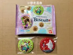 ディズニー キャラクター Biscuit 刺繍缶バッジ