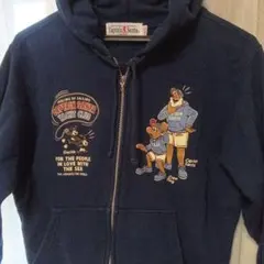 Captain Santa ネイビー ジップアップパーカー