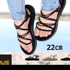 【新品】Teva VOYA INFINITY サンダル ブラック W5のサムネイル