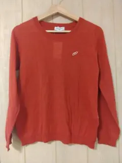 サマンサモスモス SM2 ワンポイント刺繍プルオーバー レッド 未使用品