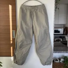 パラシュートパンツ ワイドパンツ