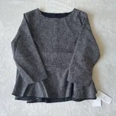 未使用 アクアガレージ ツイード ペプラム トップス　Lサイズ