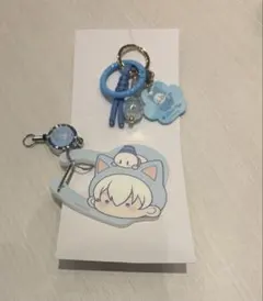 しまむら　ドズル社　おらふくん　リール付きカラビナ　バッグチャームのサムネイル