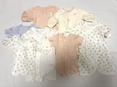 新生児 50-60 アカチャンホンポ 肌着 カバーオール ロンパース 7枚