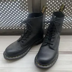 Dr. Martens ブラックレザー ハイカットブーツ