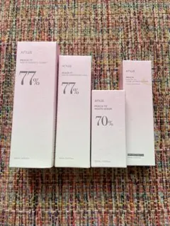 Anua アヌア 桃ナイアシン トナー 美容液 乳液　日焼け止め4点セット