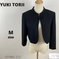 訳あり美品 YUKI TORII ユキトリイ ノーカラージャケット フォーマル