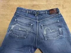 EVISU #2004 NO1 36×35のカットしたパンツ（ハーフパンツ）