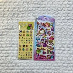 新品　たまごっち黄色タイルシール　1枚　マジカルトゥインクルステッカー　1枚